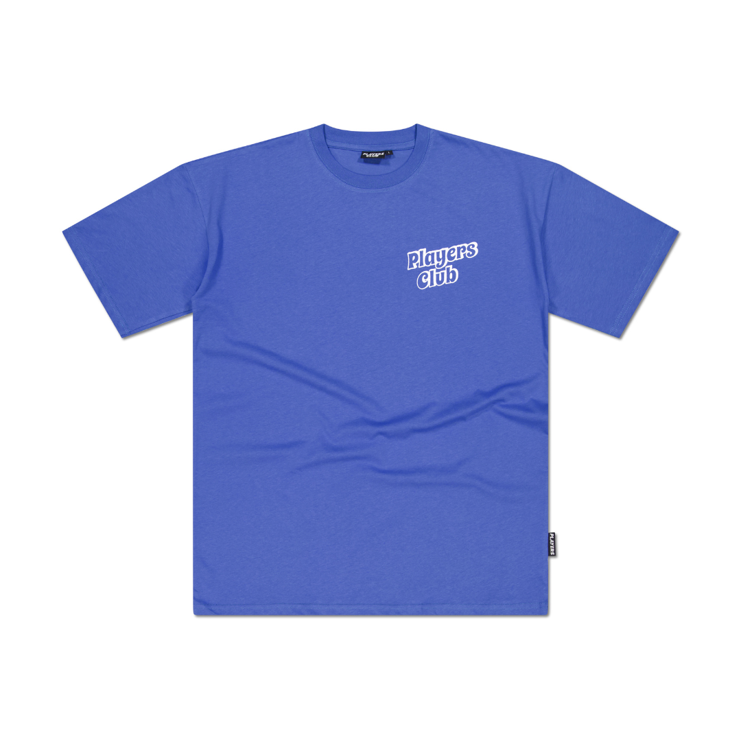 PLAYERS CLUB T SHIRT BLUE