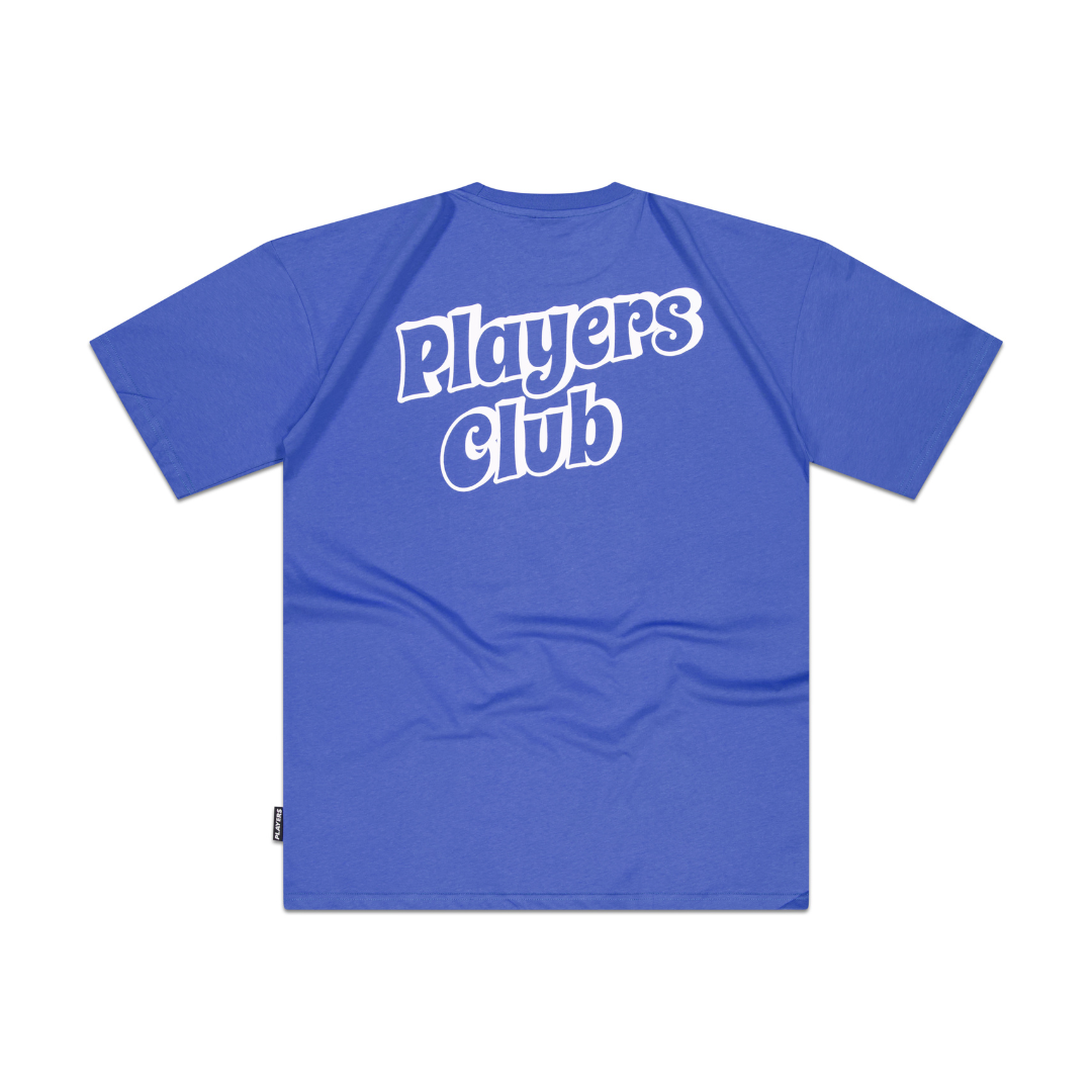 PLAYERS CLUB T SHIRT BLUE