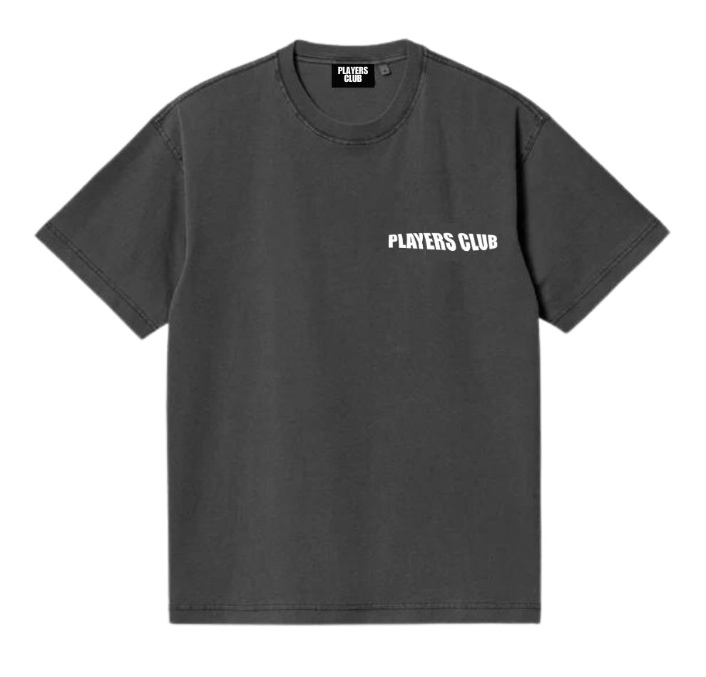 WAVY CHARCOAL PLAYERS CLUB T-SHIRT